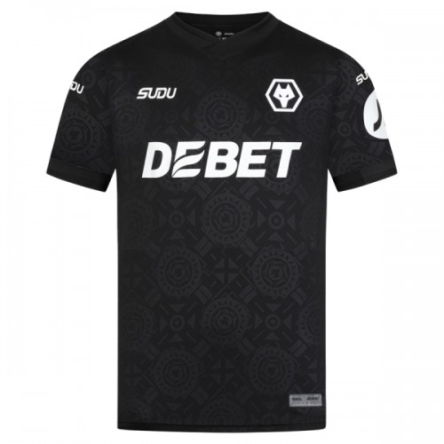 Wolverhampton Wanderers Voetbalshirt Doelman 2025-26 Zwarte Wolverhampton Wanderers Voetbalshirt Doelman 2025-26 Zwarte